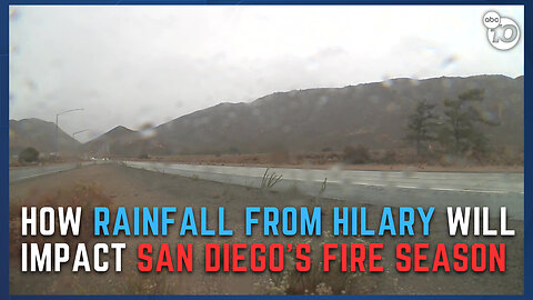 Tropical Storm Hilary's affect on county fire season