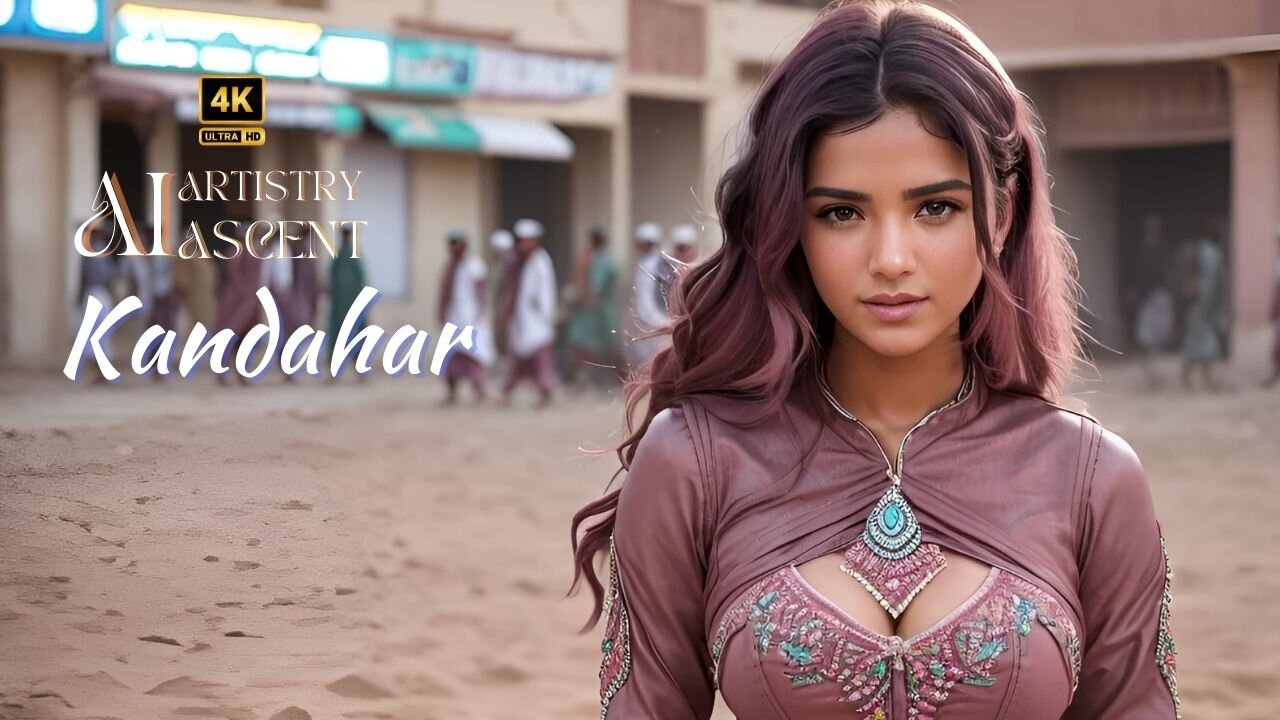 4K AI Artistry Lookbook l Kandahar Travel l Video- Ai Lookbook Girl l Arabian- #ai #aiartstyascent