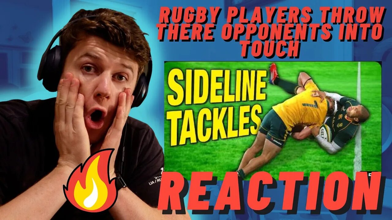 IRISH REACTION When RUGBY Players THROW There Opponents Into Touch