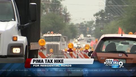 Pima County raises property taxes for roads