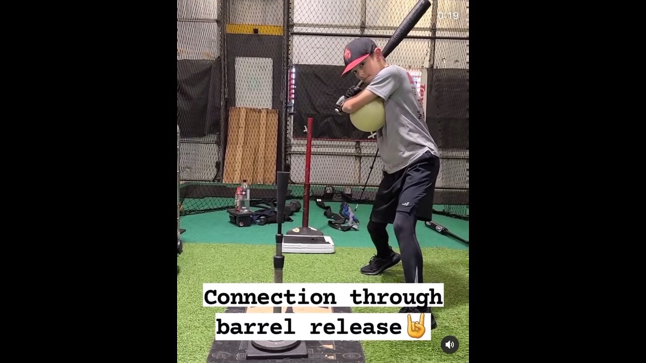 hitting drill using a ball