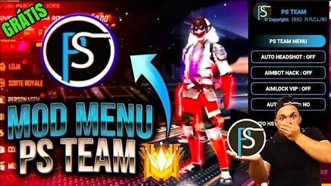 MOD MENU PS TEAM PRO COMO BAIXAR? - NOVO PS TEAM 1.93.13 GRÁTIS E ATUALIZADO ANTI BLACKLIST HS 100%