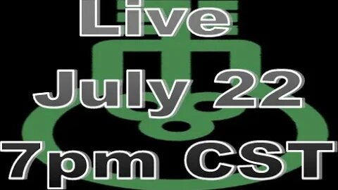 Viewer questions answered live. July 22 7pm central