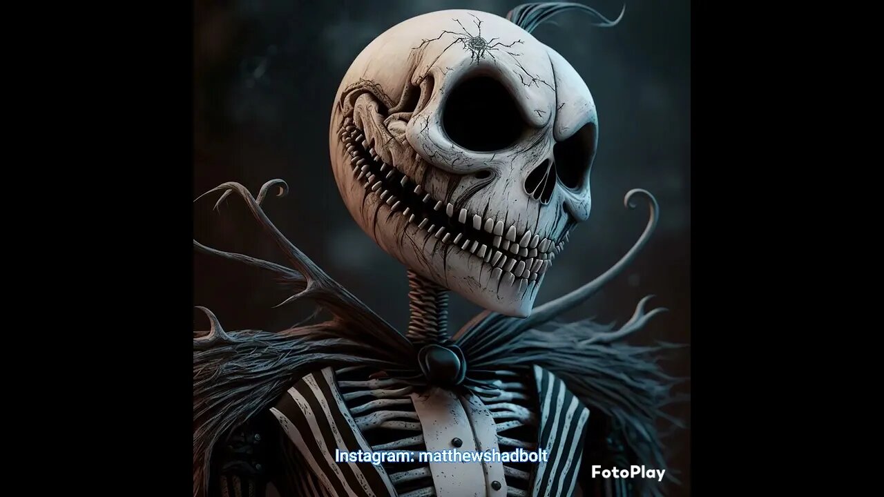 Nightmare Before Christmas AI Generated Artwork #shorts