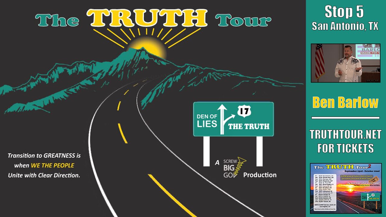 BEN BARLOW, Truth Tour 1, San Antonio TX, 7-1-22