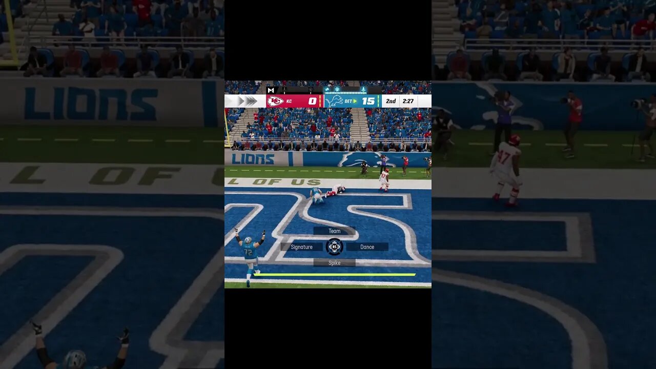 Winning a ranked game with every team before Madden 24 Beta! #DetroitLions #Madden23 #Shorts