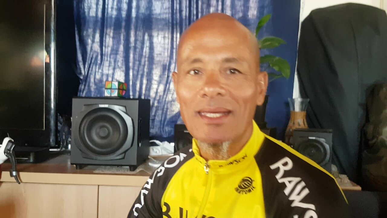 SOUTH AFRICA - Cape Town - Abduraghiem De Klerk of Fresh Start Cycling Club (Video) (J6A)