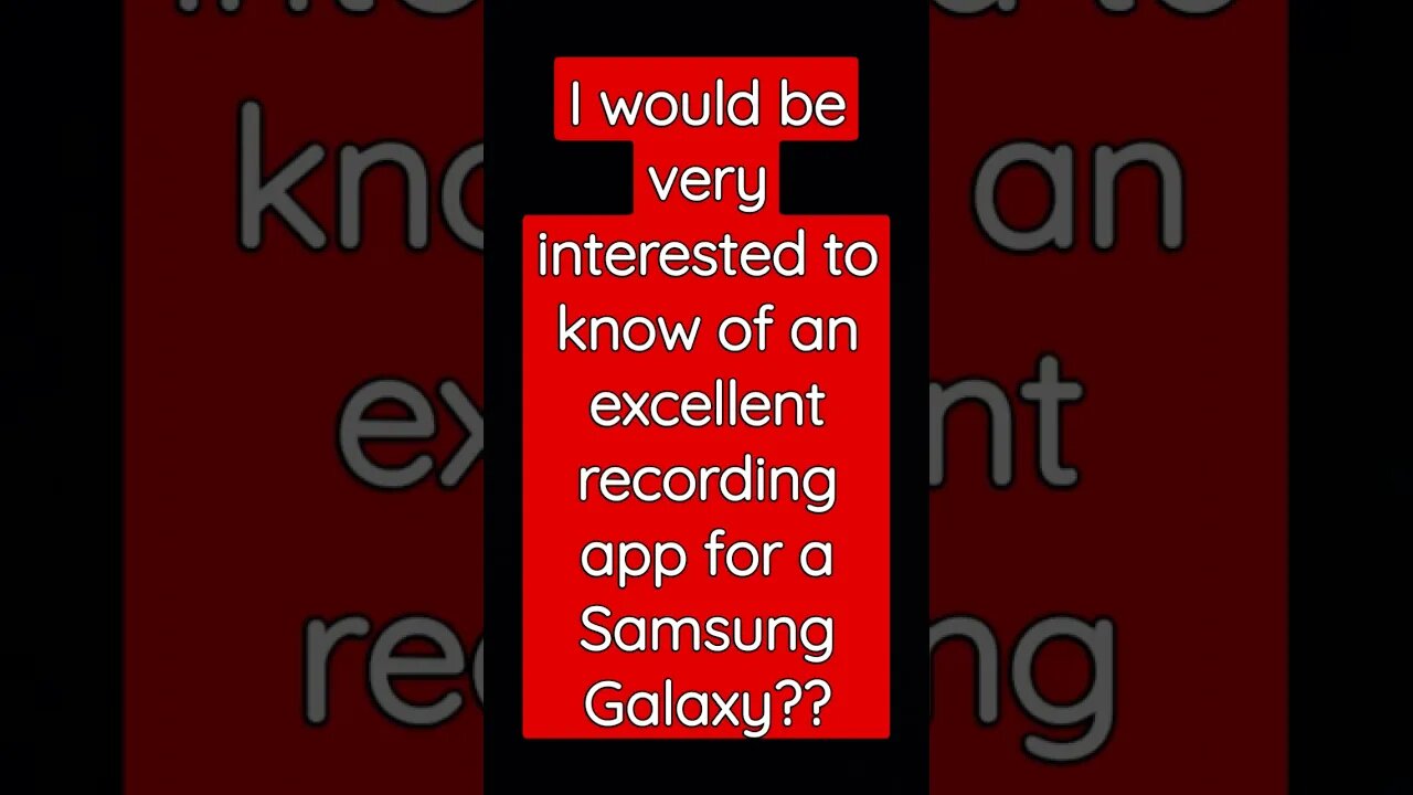 #Recording_App for #Samsung_Galaxy_A20e ?? PlayStore * #KJV