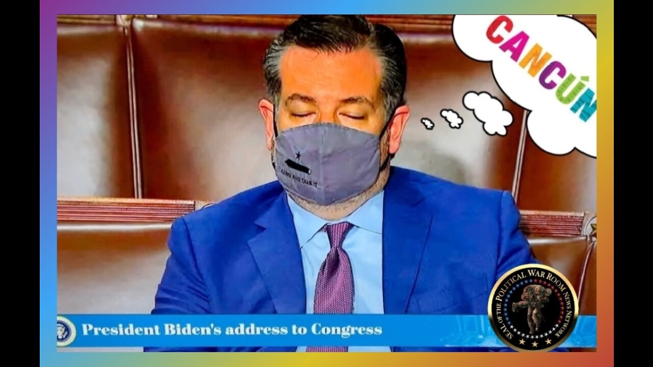 🤣"TED CRUZ DOES IT AGAIN FALLS ASLEEP AT THE SOTU DREAMING ABOUT VACATION"🤣