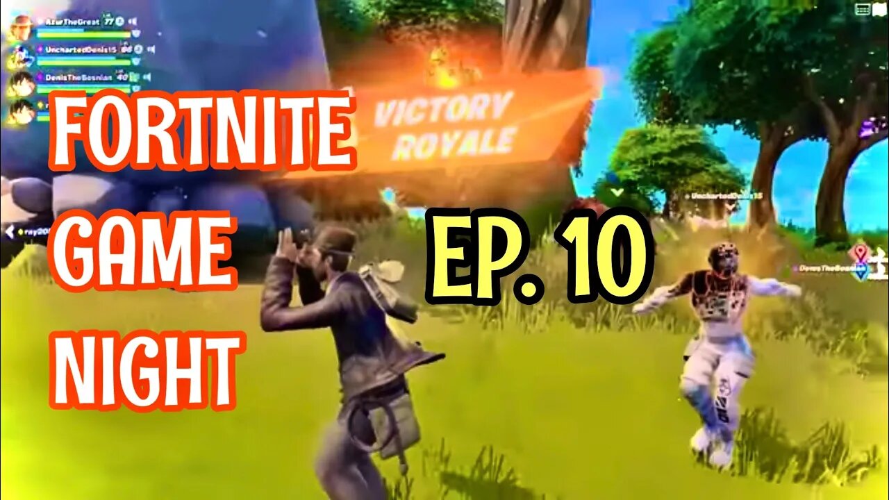 FORTNITE GAME NIGHT Ep. 10 - INDIANA JONES VICTORY ROYALE!