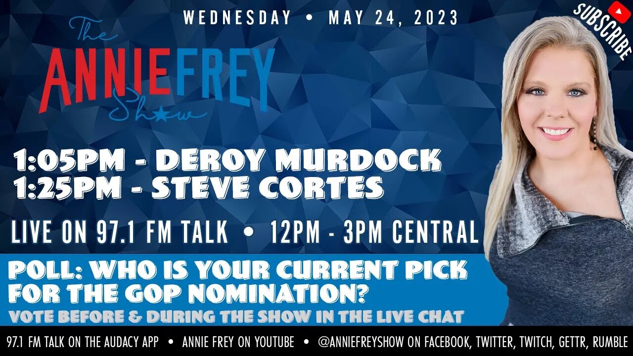 Ron DeSantis Announces Run for Presidency • Annie Frey Show 5/24/23