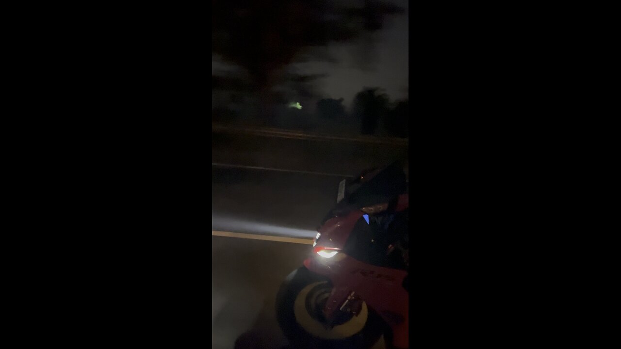 R15 night ride..