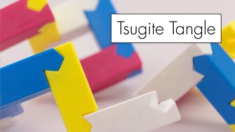 Tsugite Tangle // 3D Printed Puzzle