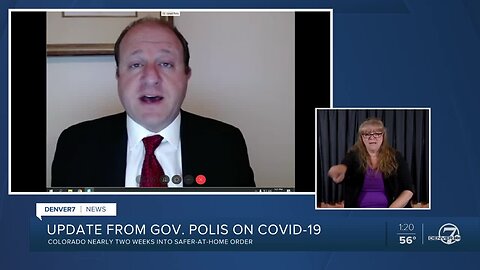 Colorado Gov. Jared Polis discusses next steps as metro area moves to 'safer at home'