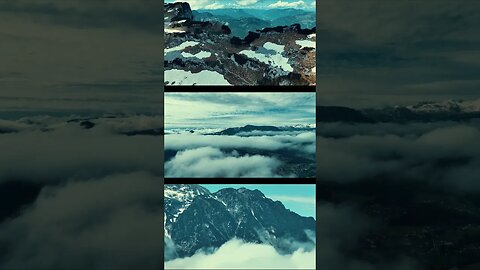 Flying above the clouds in the Austrian Alps!