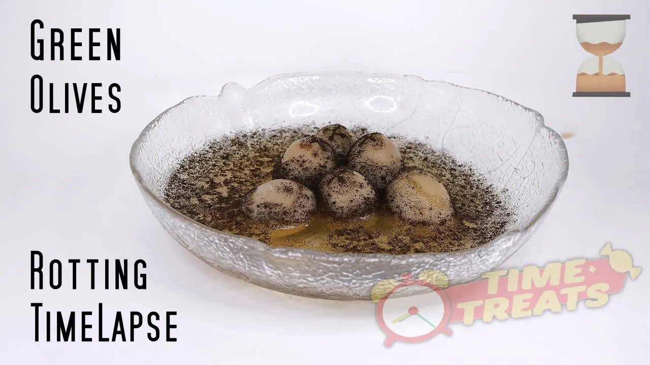 Green Olives Rotting Decomposting Timelapse