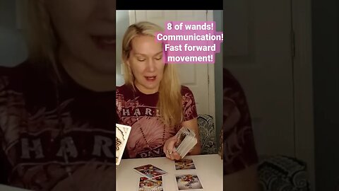 Daily tarot reading | 8 of wands #tarot #shorts