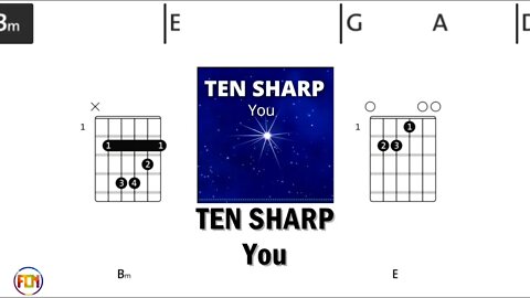 TEN SHARP You 1991 - FCN Guitar Chords & Lyrics HD