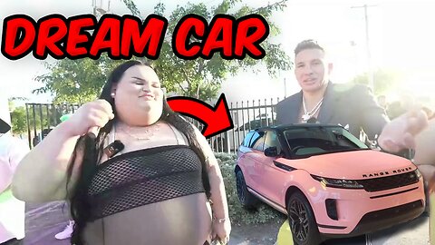 SteveWillDoIt PRANKS Gorlock & Gave Her A NEW Pink Range Rover 😳