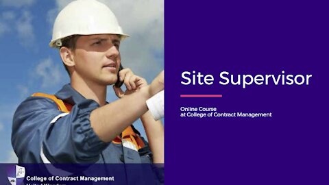 Site Supervisor Courses