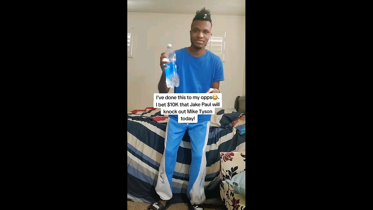 I bet $10K that Jake Paul will knock out Mike Tyson live on Netflix tonight!