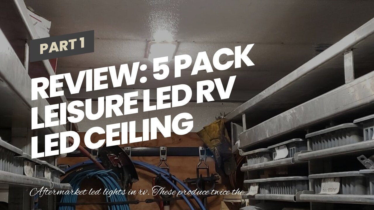 Review: 5 Pack Leisure LED RV LED Ceiling Double Dome Light Fixture with ONOFF Switch Interior...