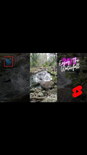 Enjoy the Waterfall - 4K Hike #shorts