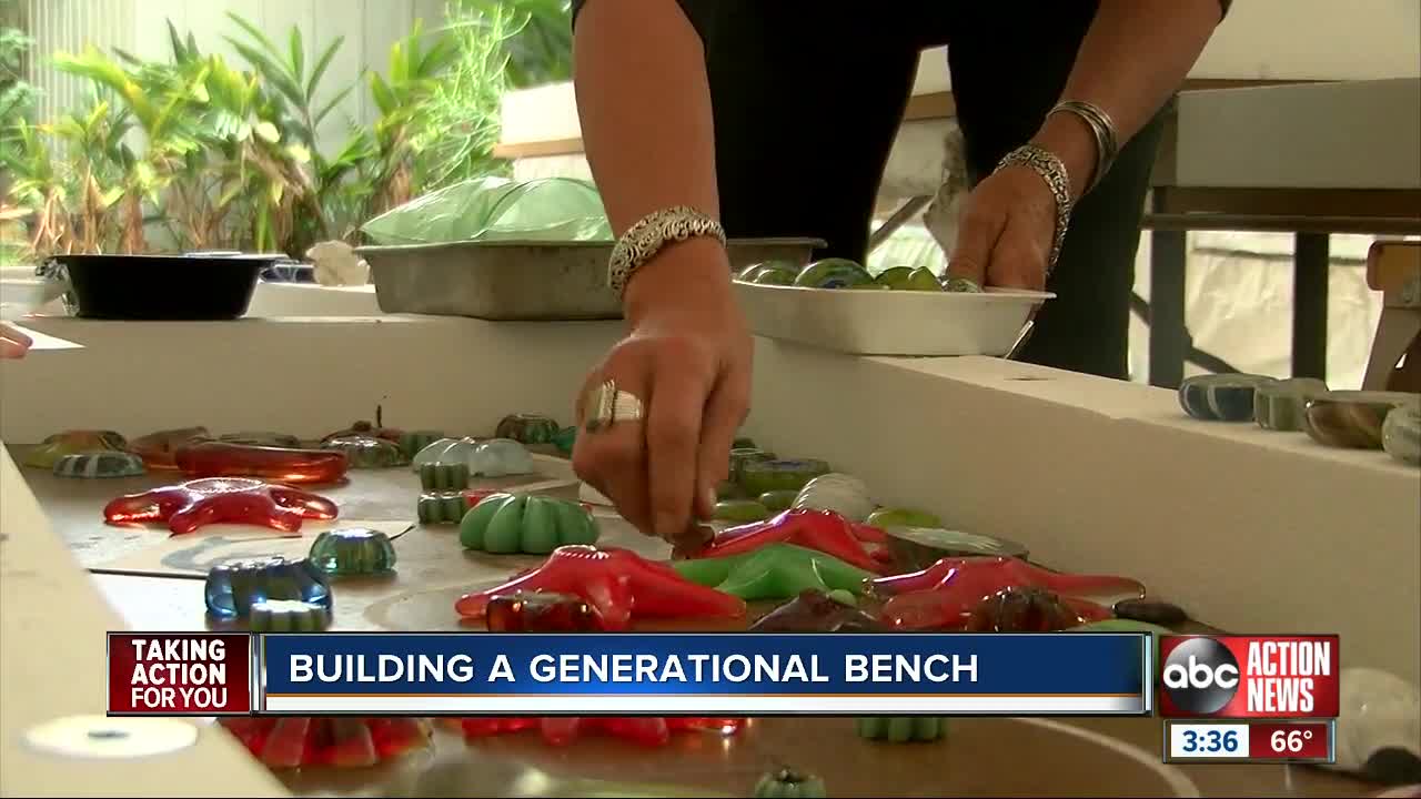 Giant glass bench to be at the center of new Channelside Park in Tampa