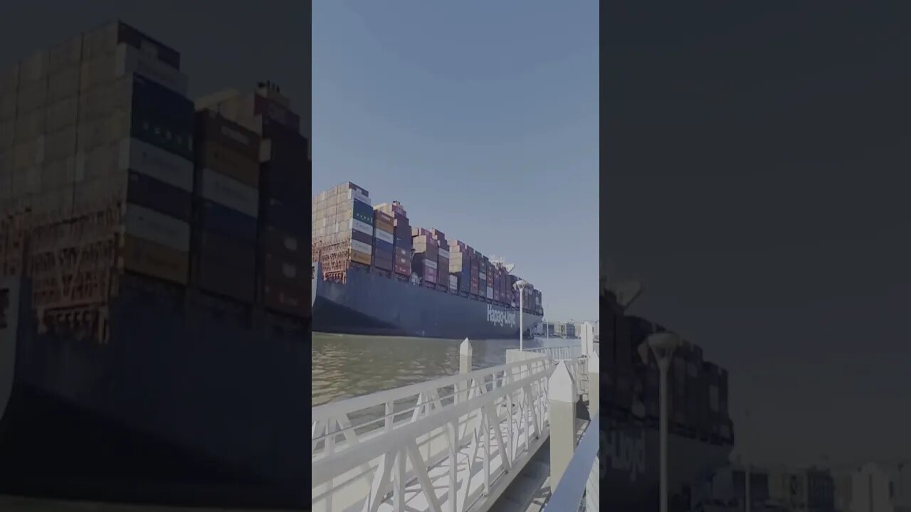 A Fun "Short" Video | Container Ship Savannah, Ga. | Nov. 2021 || #Shorts