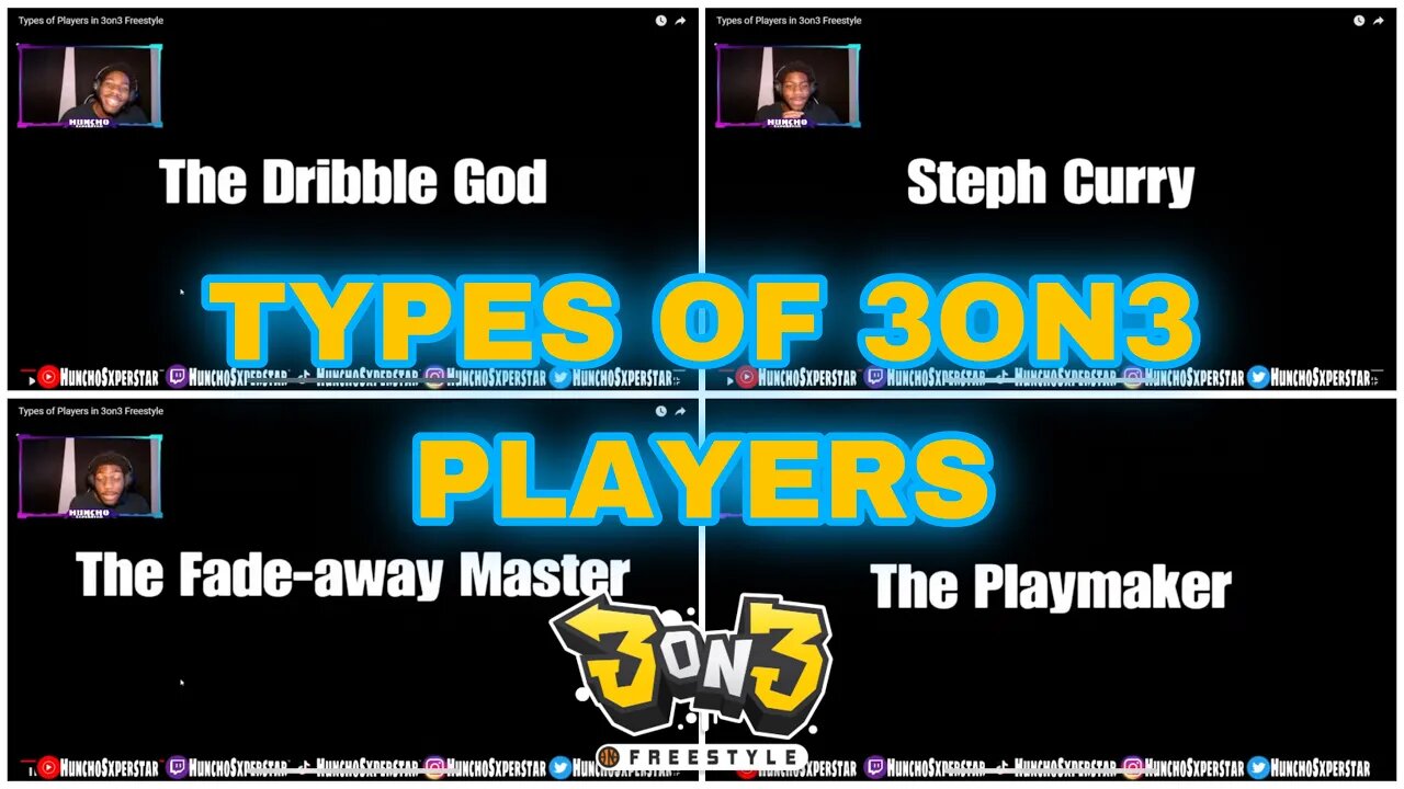 THE 3ON3 FREESTYLE COMMUNITY | TYPES OF PLAYERS IN 3ON3 FREESTYLE REACTION