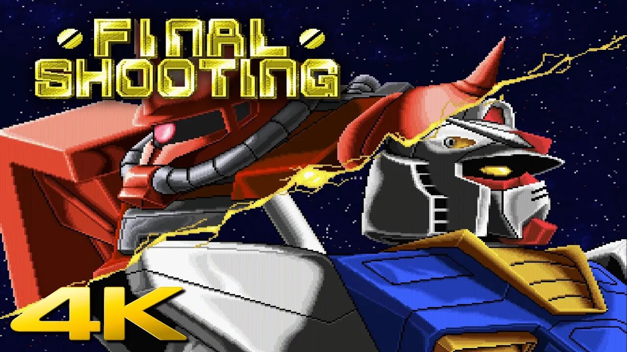 ⭐ MOBILE SUIT GUNDAM - Final Shooting | 4K/60ᶠᵖˢ | ARCADE #walkthrough #longplay #playthrough