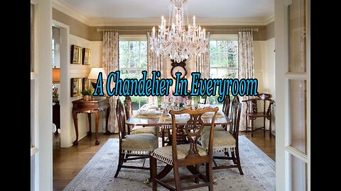 The glamour and sheer exuberance of a chandelier can transform a space.