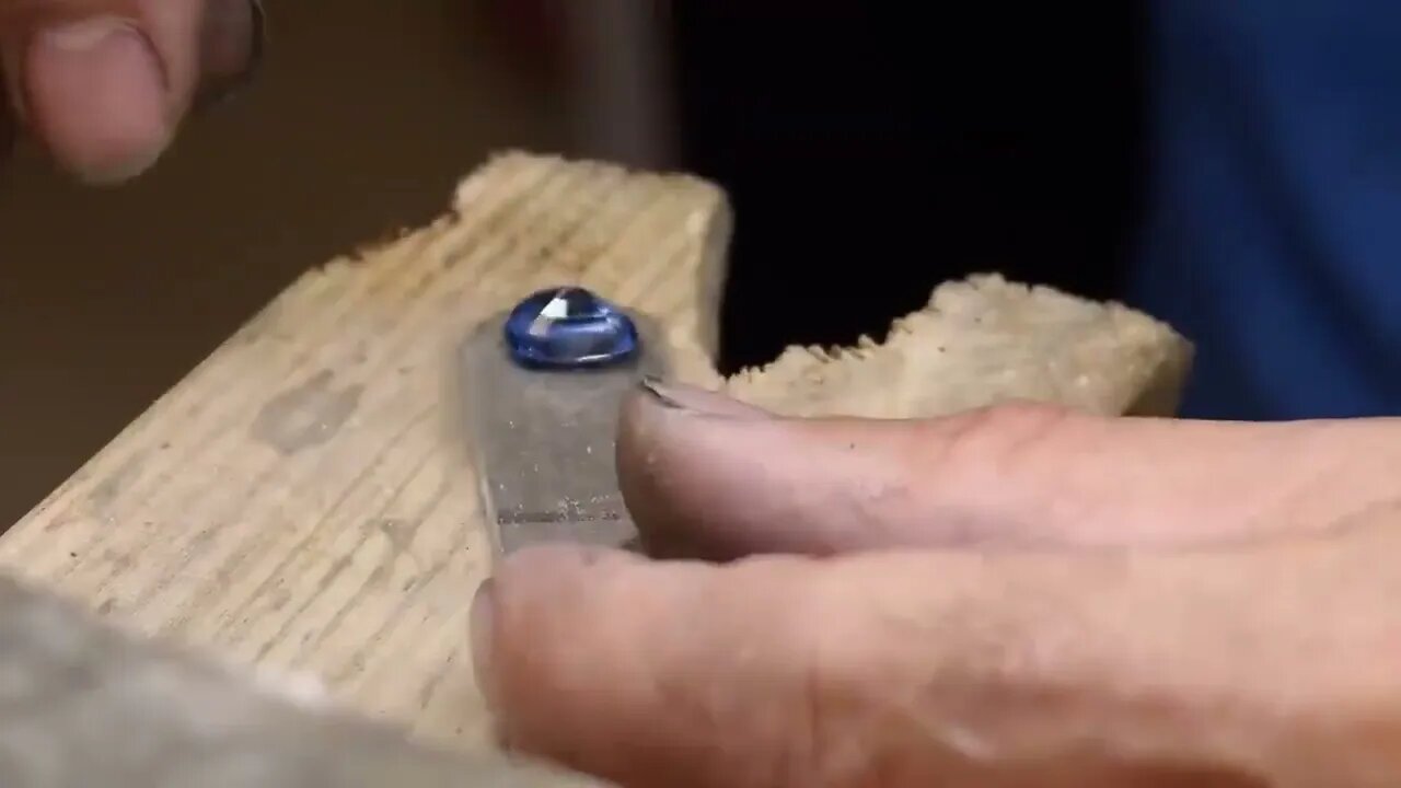 Making a HUGE 5 Carat Sapphire Ring by Hand – STUNNING!