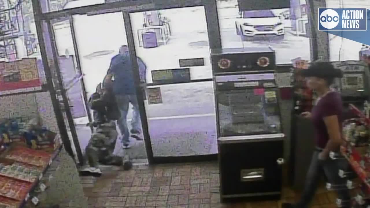 VIDEO: Clerk puts robbery suspect in chokehold during Hudson crime spree