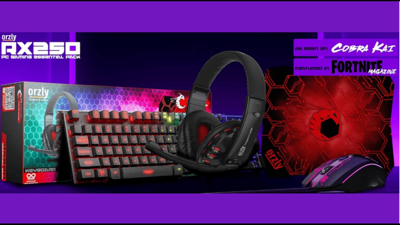 Gaming Keyboard and Mouse and Mouse pad and Gaming Headset