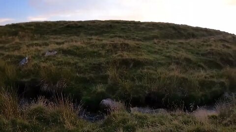 Leaving Bleak house ruins. chasing the sunset to Great Links Tor Aug 2022