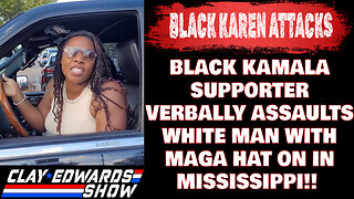 BLACK KAREN AND KAMALA HARRIS SUPPORTER ATTACKS WHITE MISSISSIPPI MAN FOR WEARING A MAGA HAT