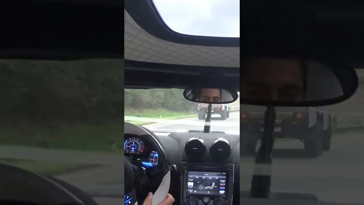 Matte Brown Brabus 700 G63 6x6 overtaken by Koenigsegg Agera R