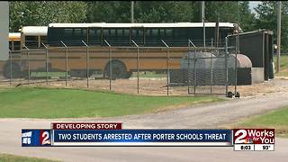 Two arrested in connection with school threat