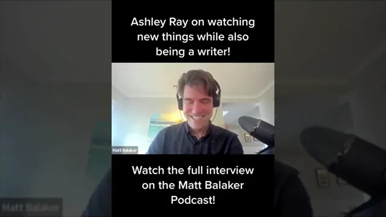 Writer and Podcast host Ashley Ray on creating new content #shorts