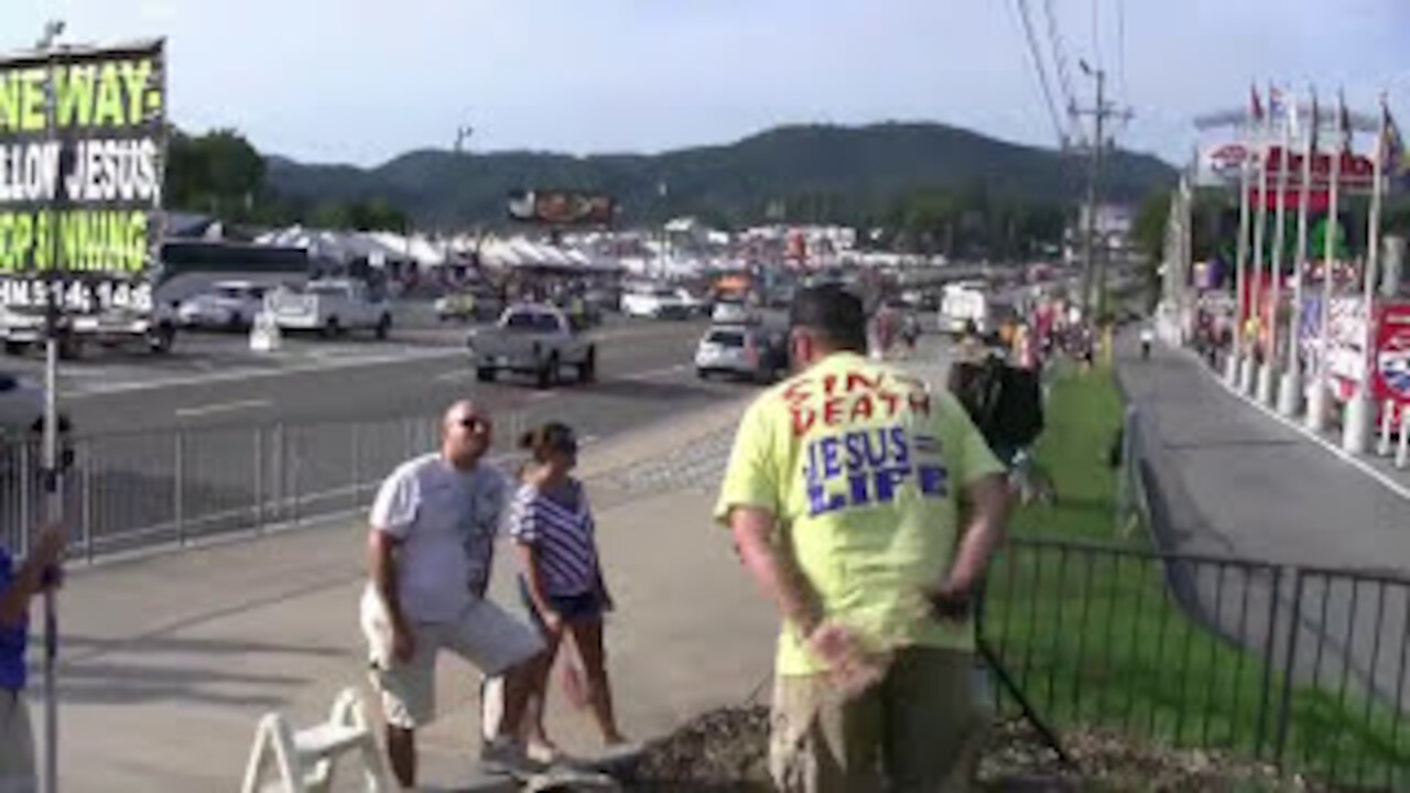 Irwin Tools Nascar Race | Street Preaching | Bristol Motor Speedway | Kerrigan Skelly