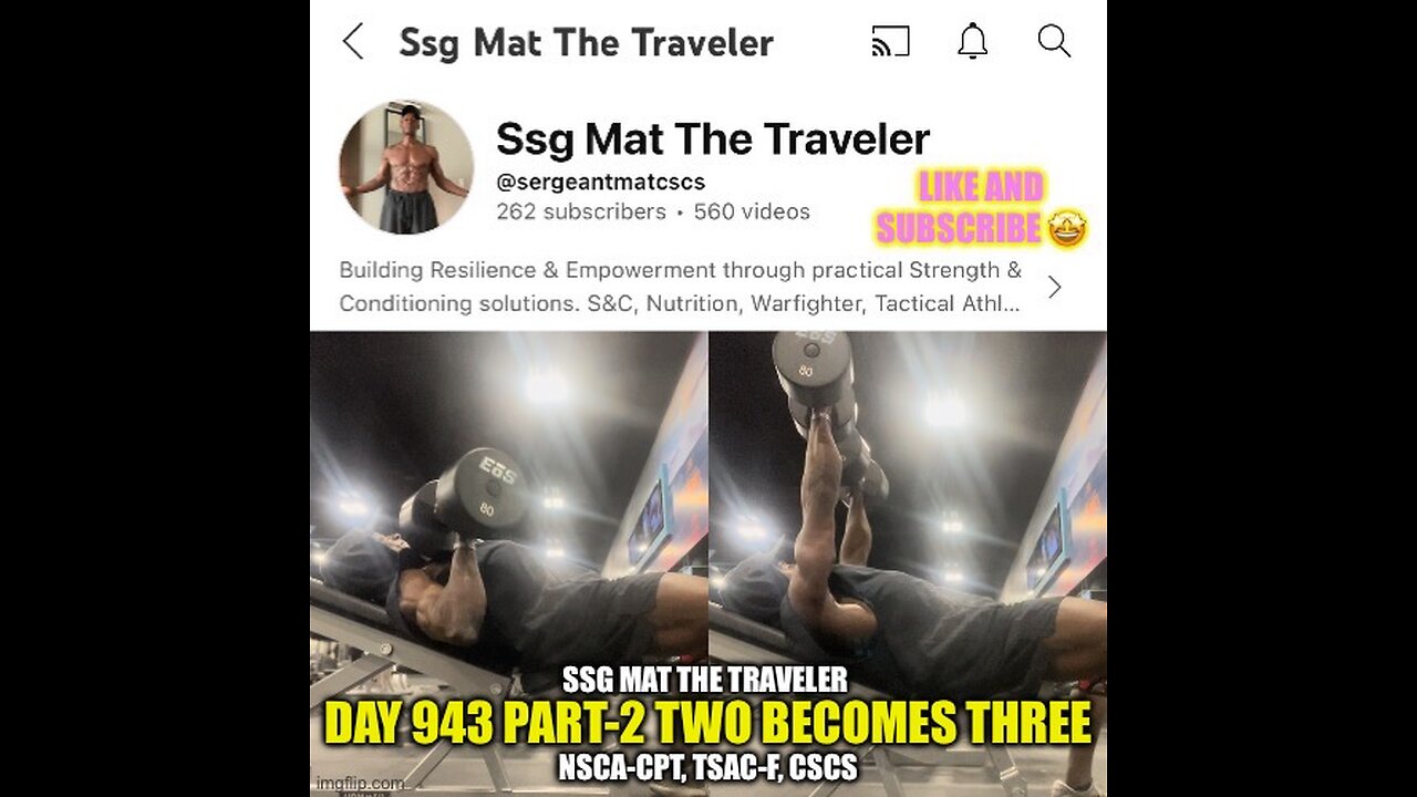 Day 943 Part-2: Two Becomes Three (Strength-Skill Practice)