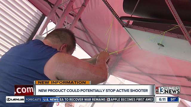 New product coming to Las Vegas to stop active shooters