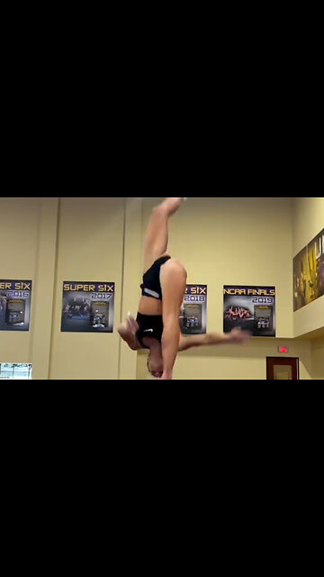 Livvy Dunne tries her BF's sport