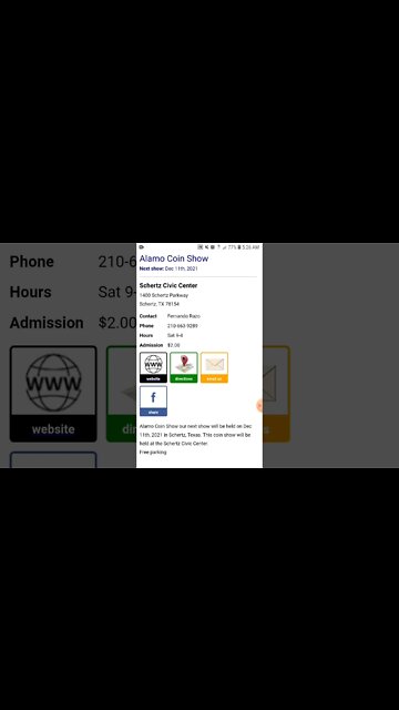 Alamo Coin Show in Schertz, TX