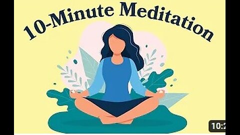 Ease anxiety with this soothing 10-minute meditation, a brief yet powerful respite for tranquility