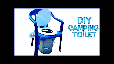 DIY Homemade Camping Toilet - Comfort & Balance Too!