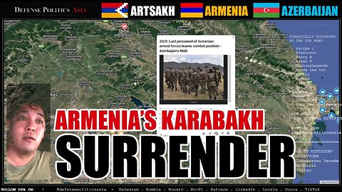 REP. OF ARTSAKH (KARABAKH) SURRENDERS!!! Azerbaijan's military operation crushed the Armenian forces