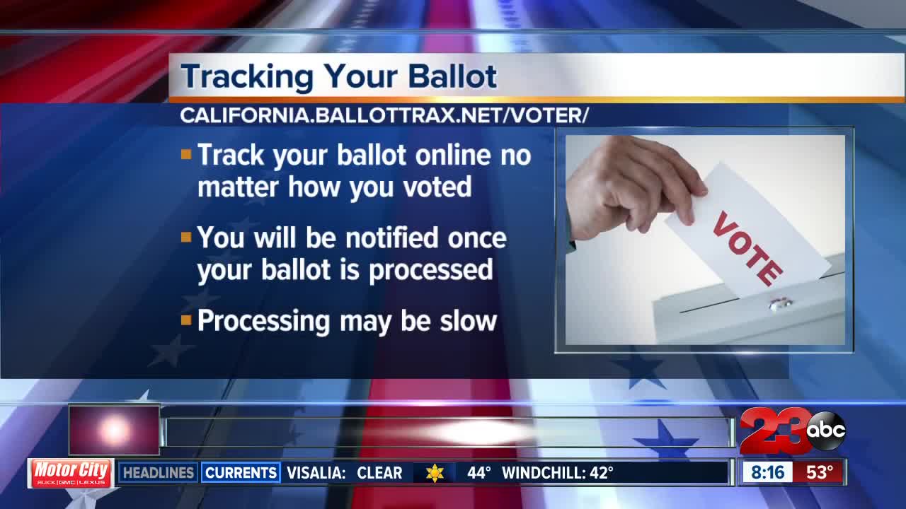 How to track your ballot this election