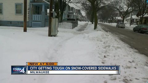 Icy, snowy sidewalks still an issue for Milwaukee residents